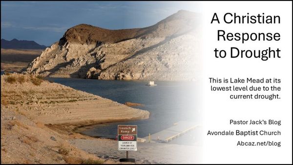 Response to Drought — a new post on Pastor Jack’s blog.