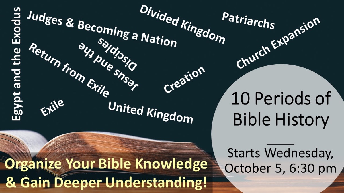 10 Periods of Bible History series graphic